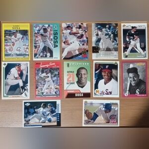 Sammy Sosa Baseball Card Lot
